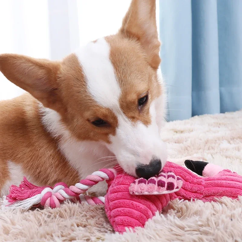 Variedad de diseños de juguetes de peluche para perros