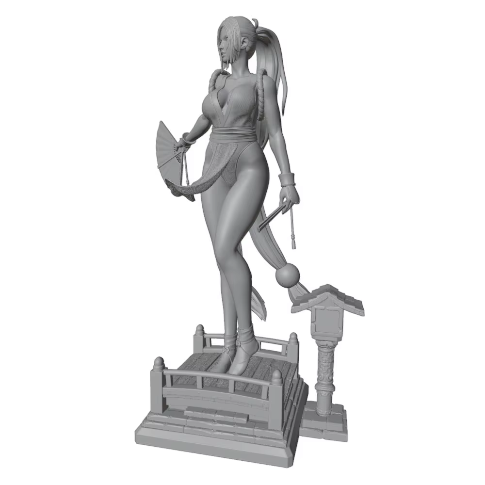 Kit figura resina chica 1/24 75mm GK sin montar ni pintar - imagen 2