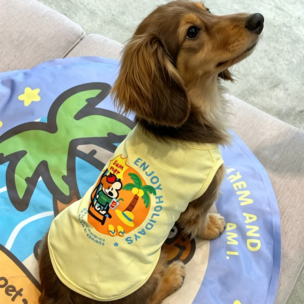 Chaleco camiseta refrescante para perros dachshund, transpirable - imagen 5