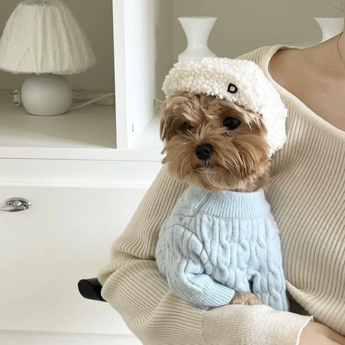 Gorro con Capucha para Perros Pequeños – Cálido y Suave de Felpa - imagen 4
