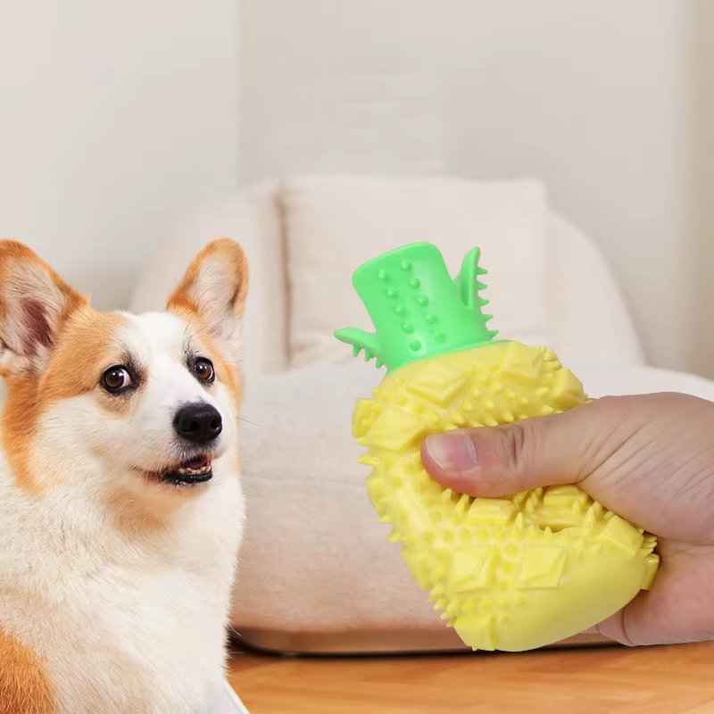 Juguete piña antilamidos para perros pequeños – Dental y resistente - imagen 5