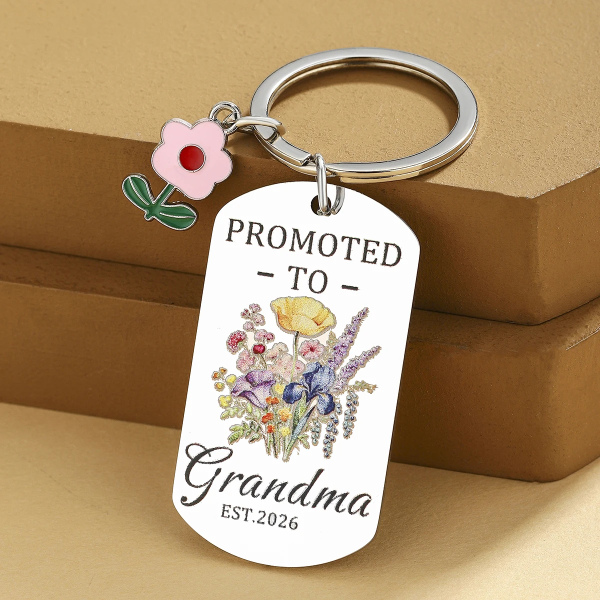 Llavero para Abuelos con detalle de gato y perro, regalo original - imagen 4