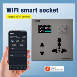 Enchufe Inteligente WiFi con Medidor de Energía – Control Remoto y Bajo Consumo