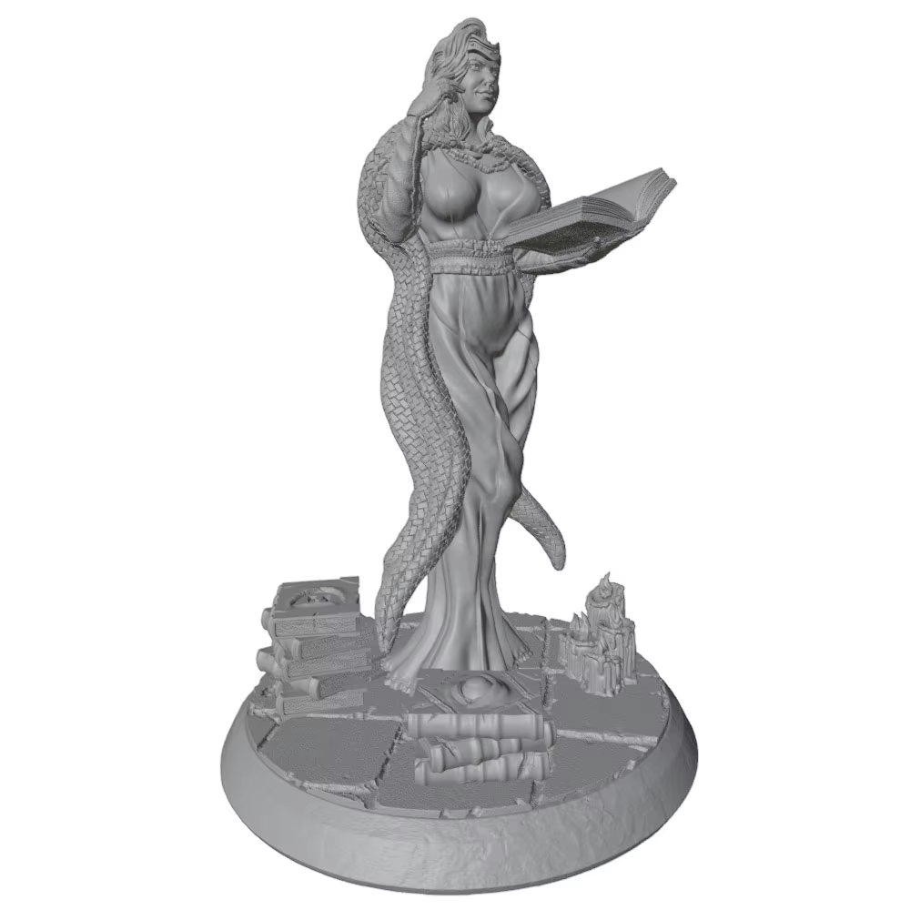 Detalle de la figura en gris