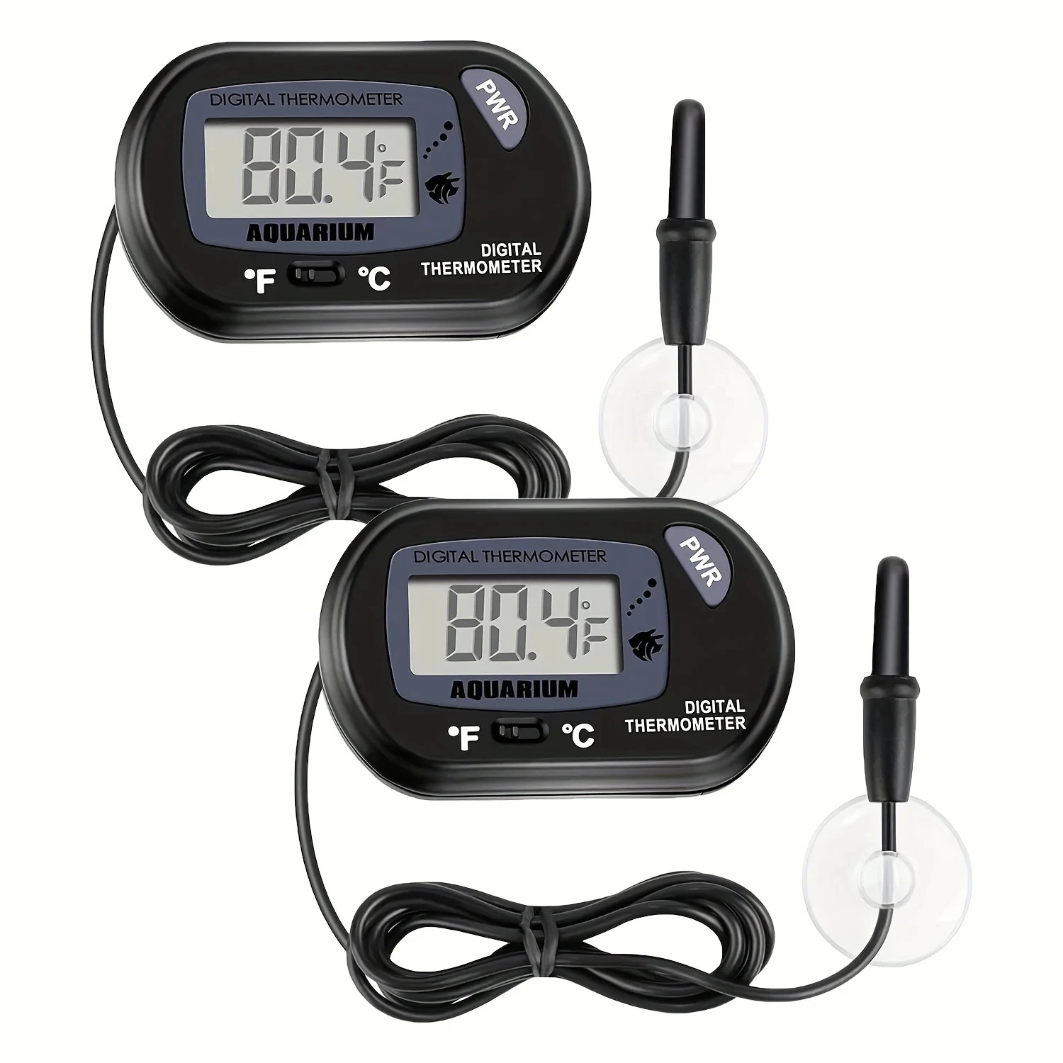 Termómetro digital LCD con sonda para acuario