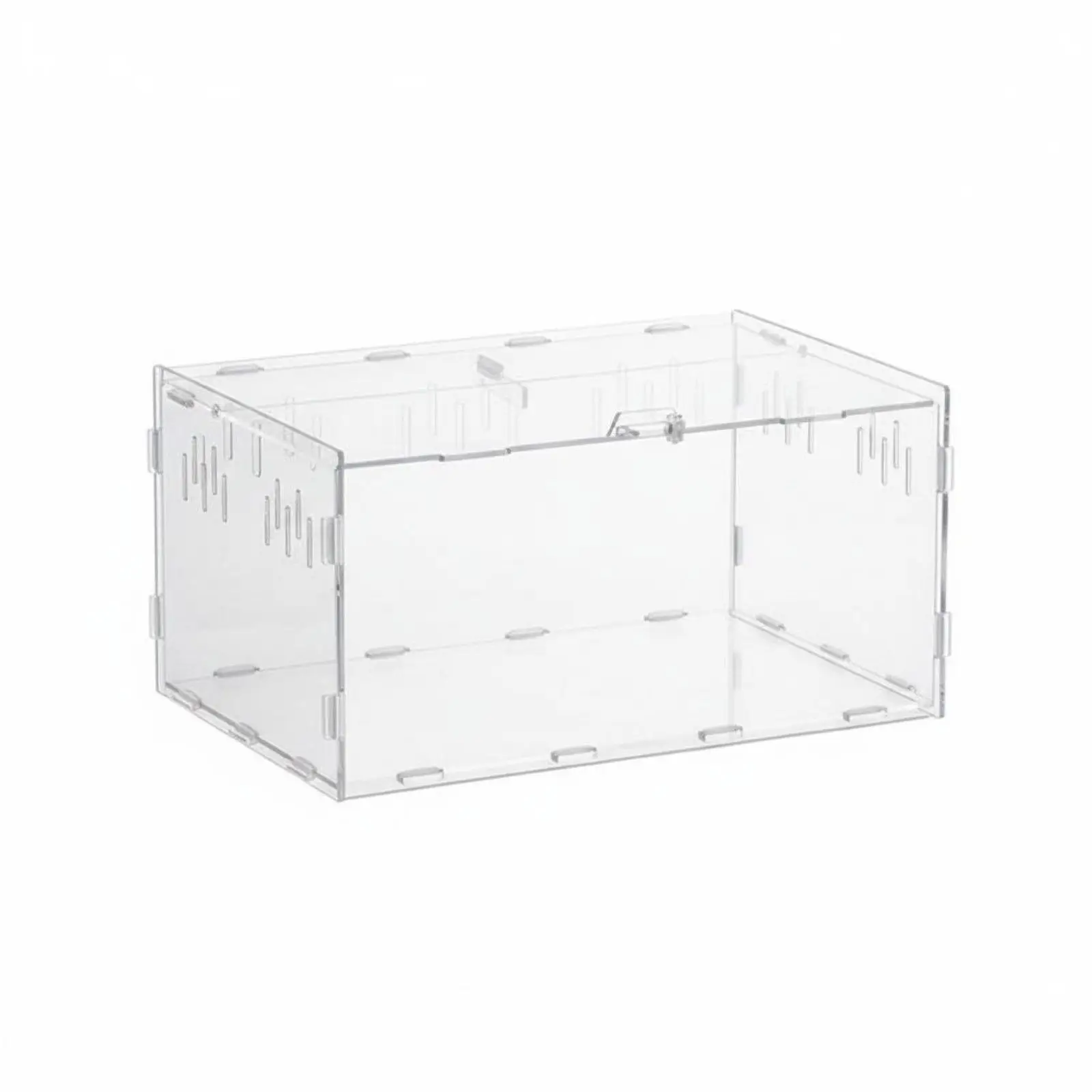 Terrario acrílico alta visibilidad para reptiles – Caja de cría segura - imagen 2