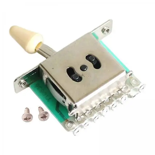 Selector de pastillas para guitarra eléctrica – Interruptor 5 vías con perilla - imagen 2