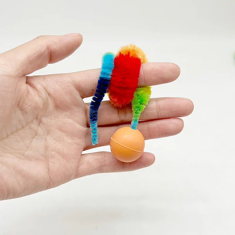 Juguete interactivo para gato detallle textura