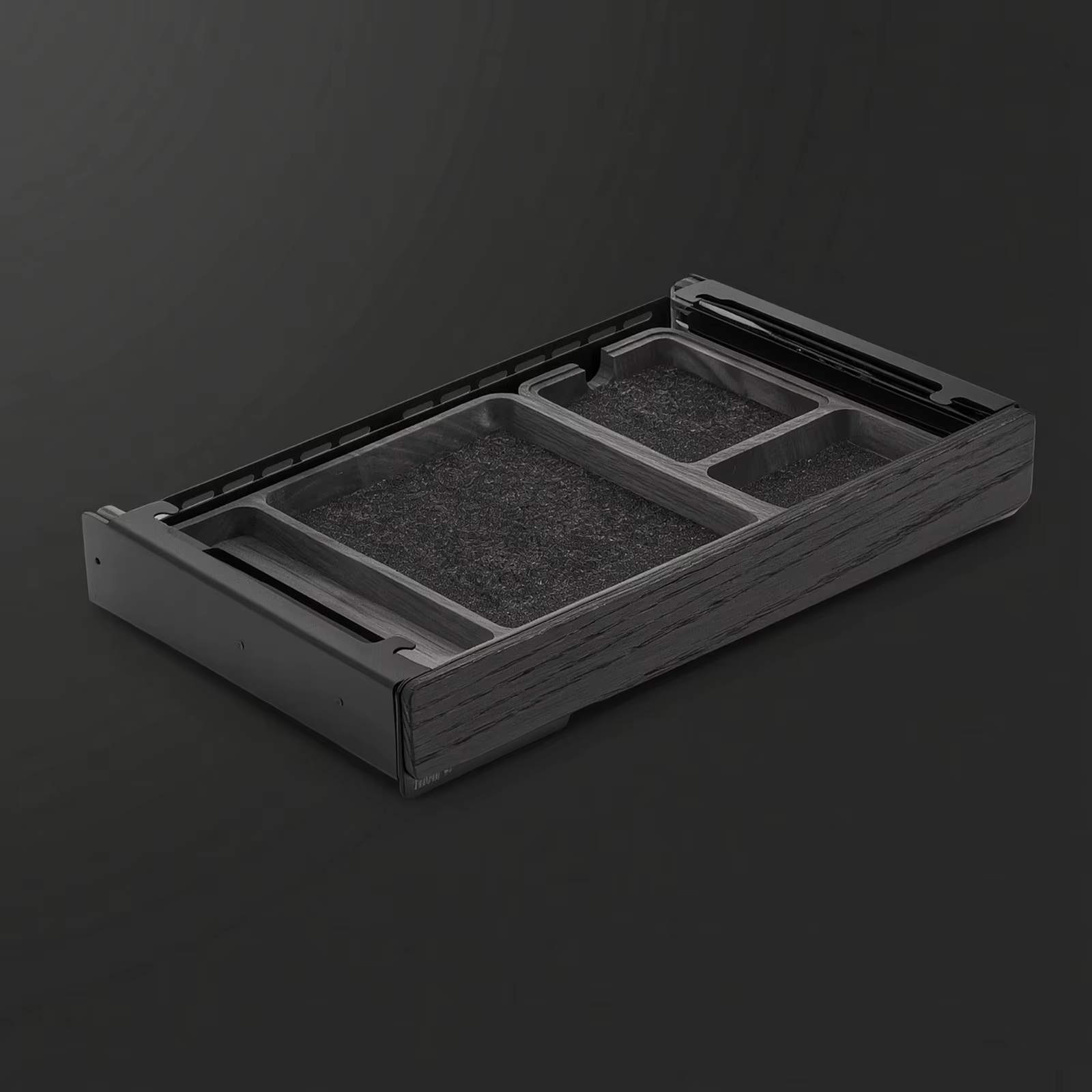 Cajón organizador bajo escritorio con ruedas, compacto y portátil - imagen 3