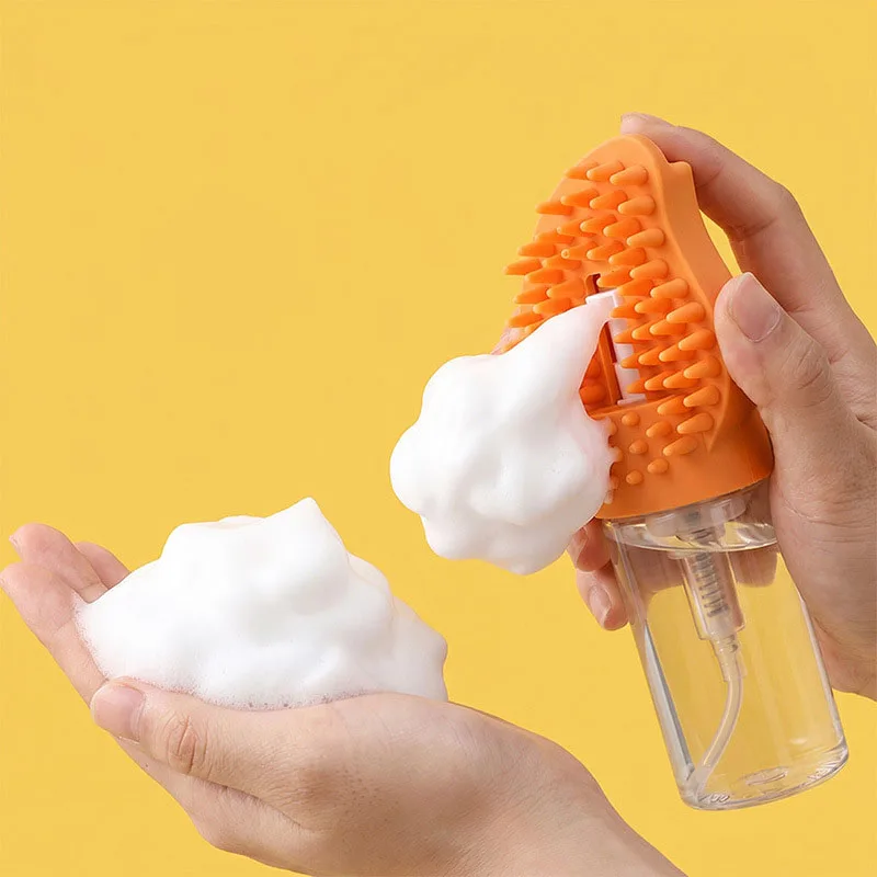 Cepillo de silicona para baño: masaje y limpieza de gatos, perros - imagen 5