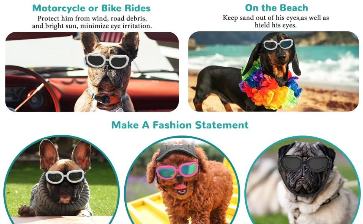 Gafas ATUBAN vistas desde diferentes ángulos