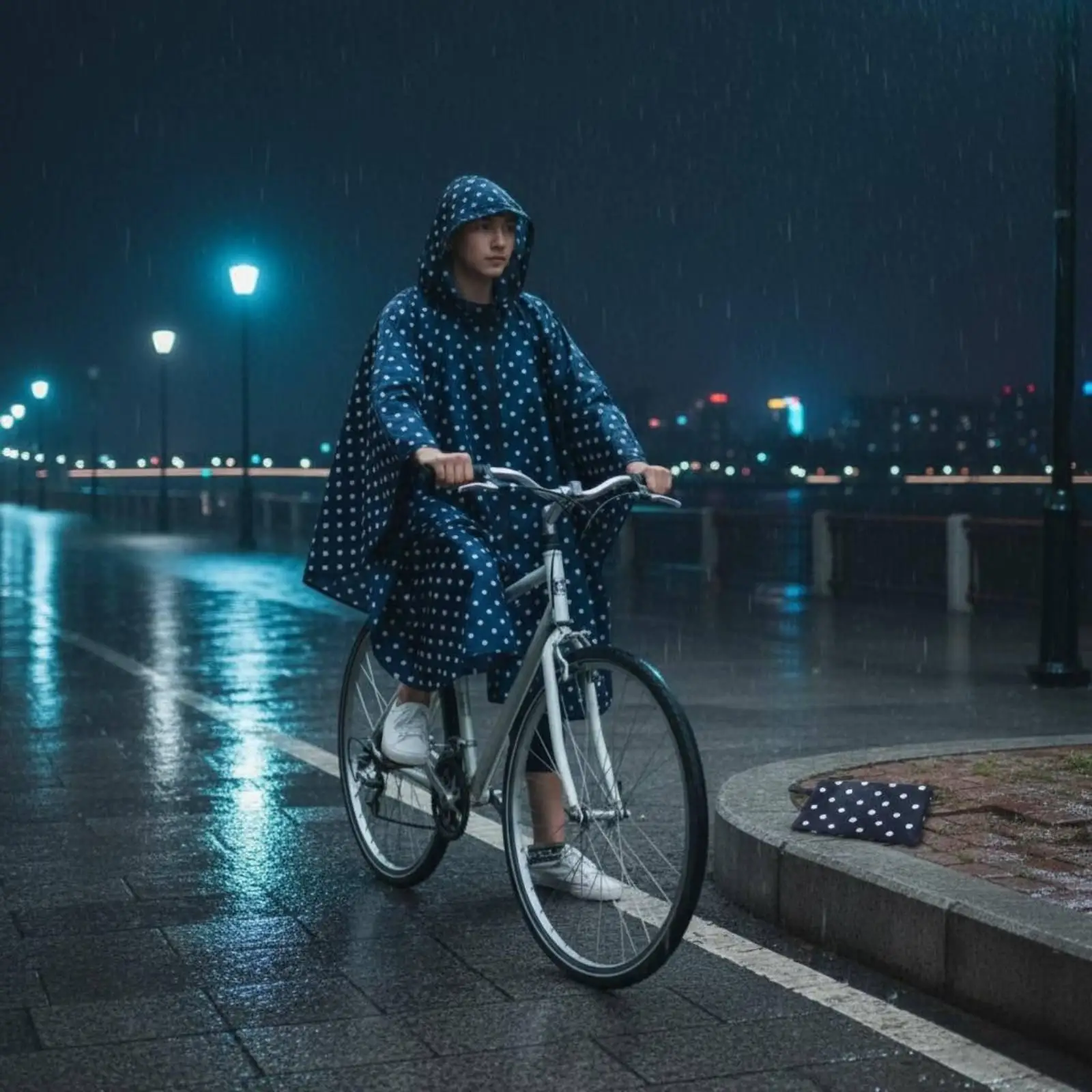 Impermeable portátil con cierre frontal para adultos – Poncho ligero viajes