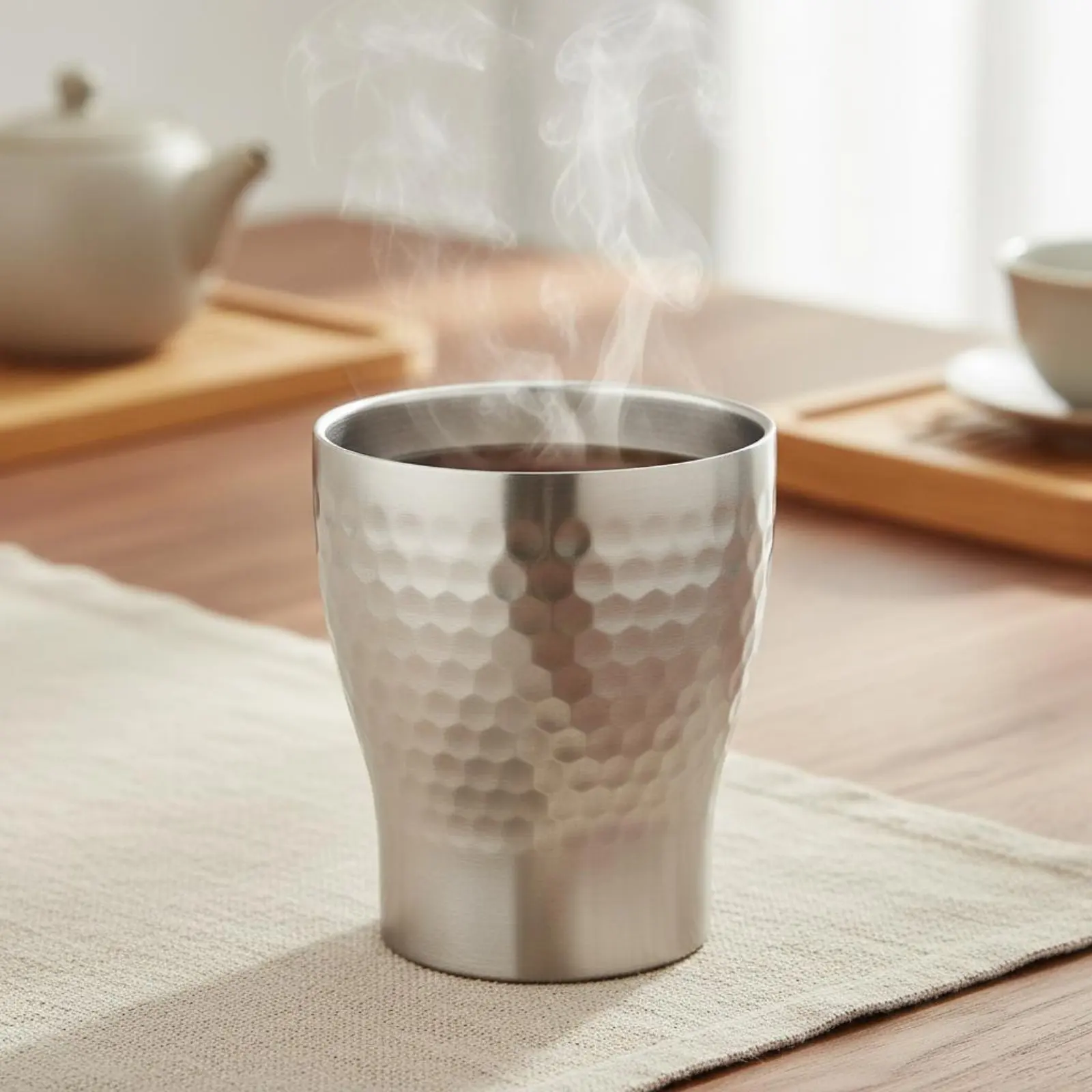 Taza térmica de doble pared de acero inoxidable, apta lavavajillas - imagen 4