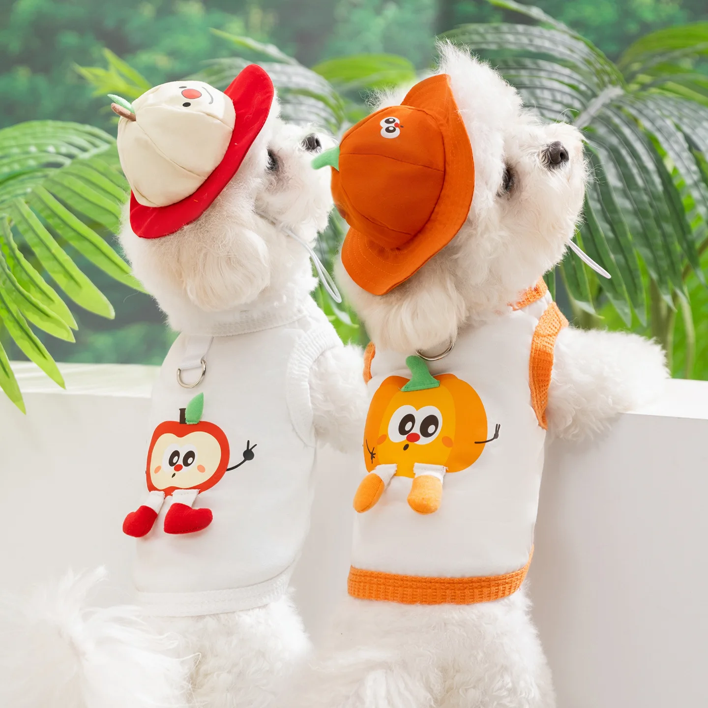 Camiseta sin mangas con sombrero para perros Teddy – ropa verano