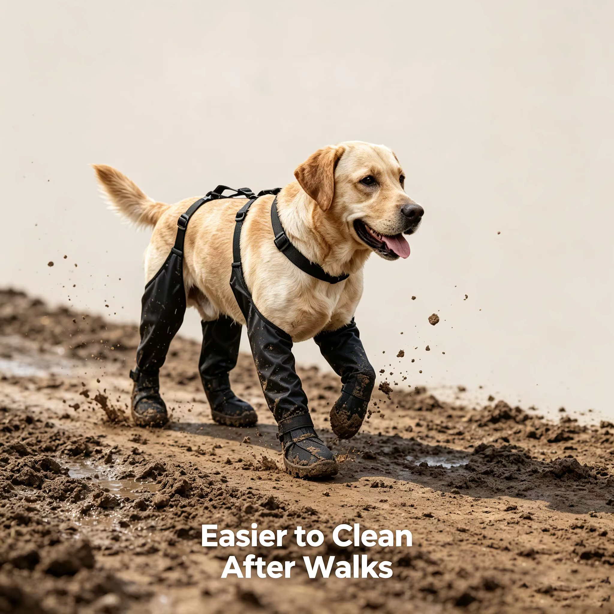 Botas impermeables para perros: protectores de patitas ajustables - imagen 4
