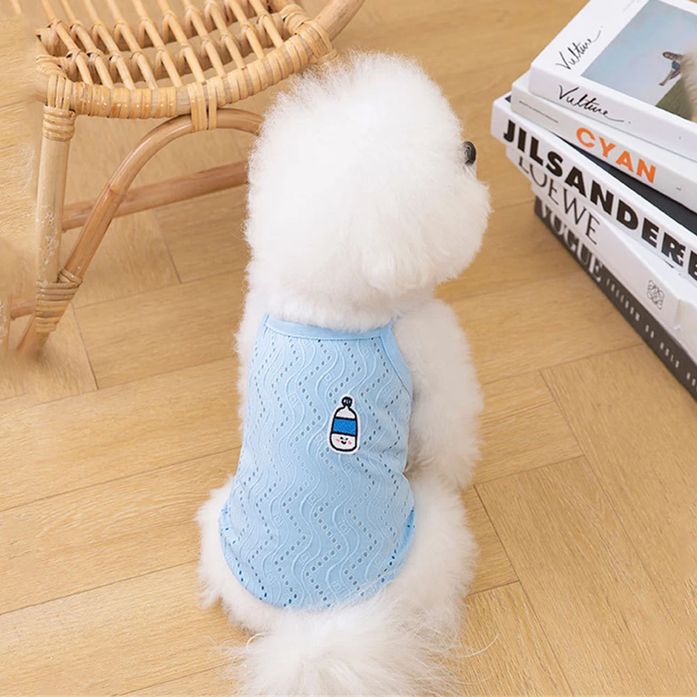 Camiseta verano malla para perros y gatos pequeños – Caniche Maltés - imagen 3