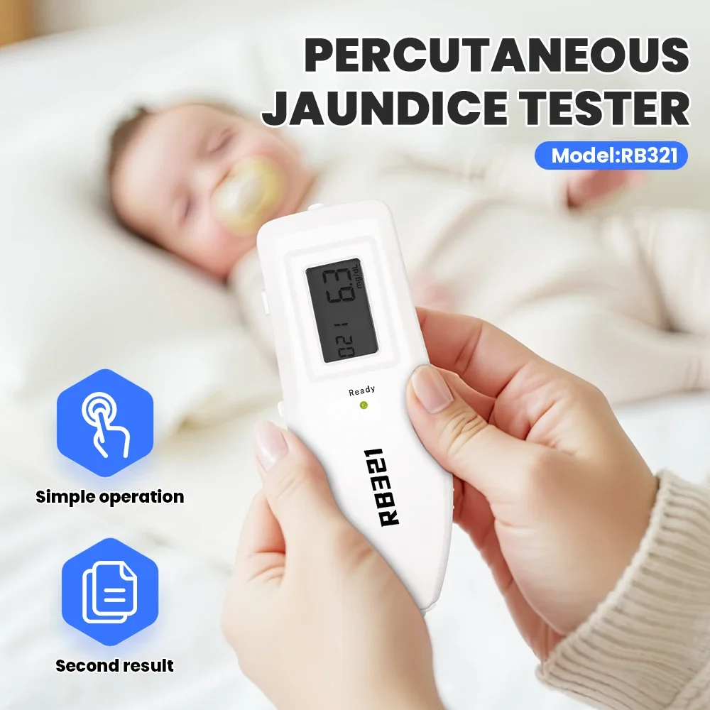 Detector de ictericia neonatal en uso