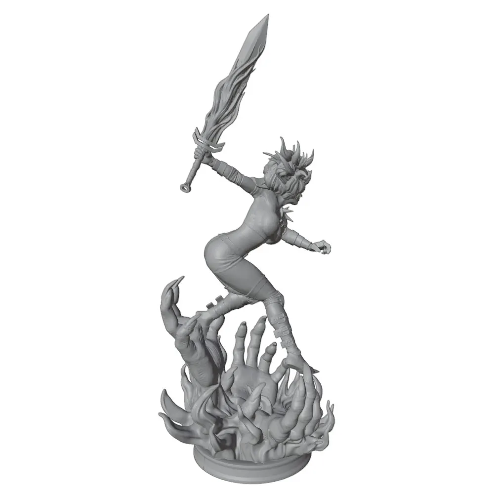 Figura decorativa para diorama de gato y perro, modelo GK - imagen 3