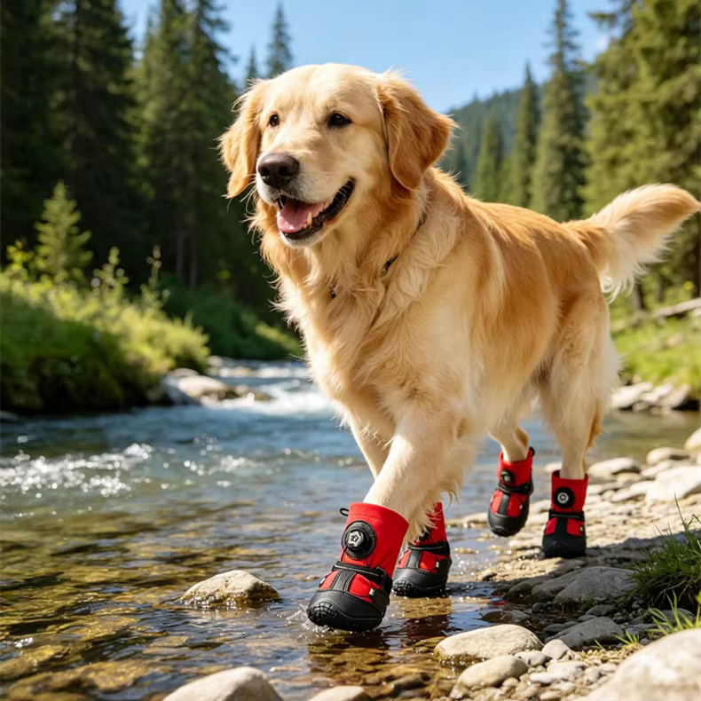 Botas para perro ajustables con dial, antideslizantes y reflectantes - imagen 2
