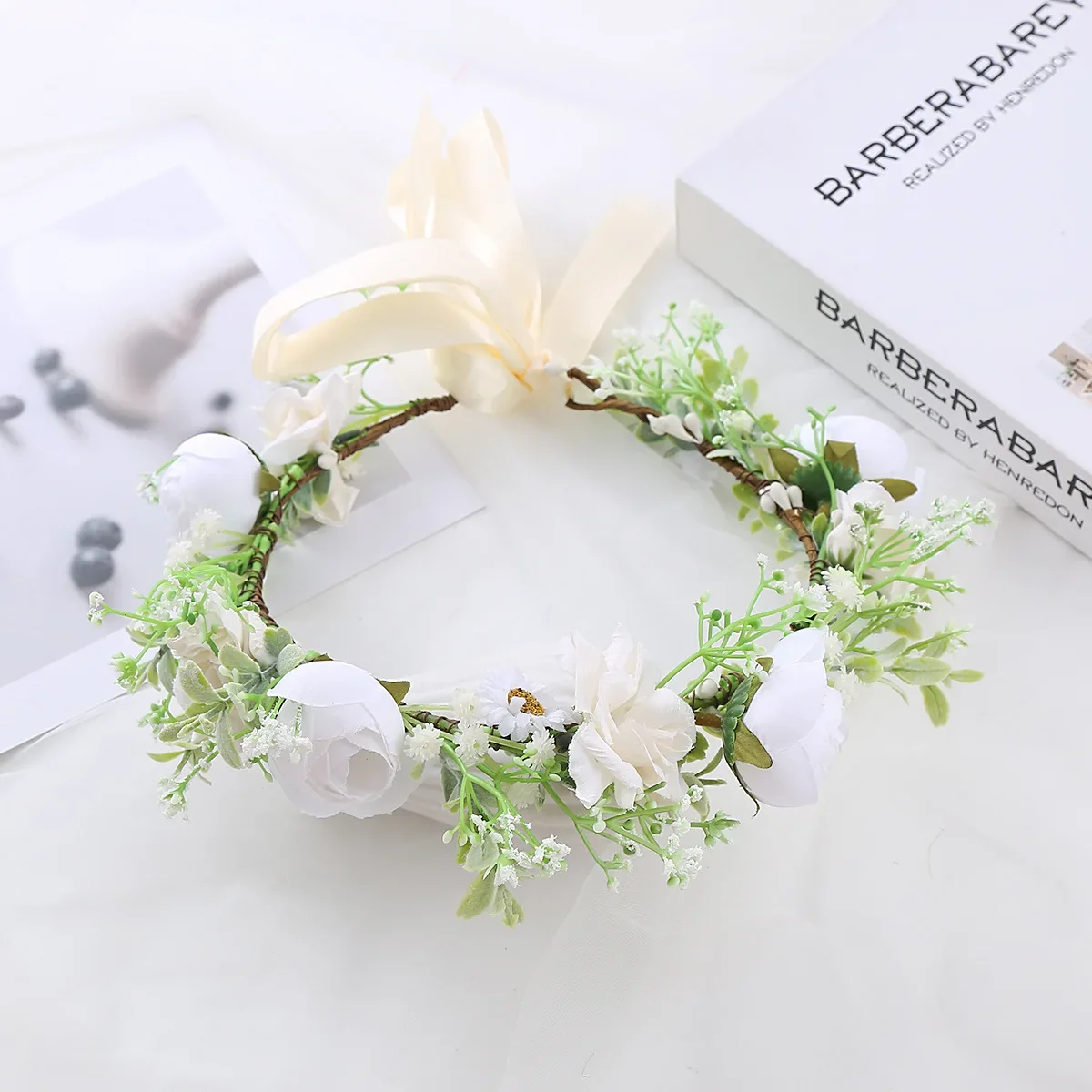 Detalles del collar floral
