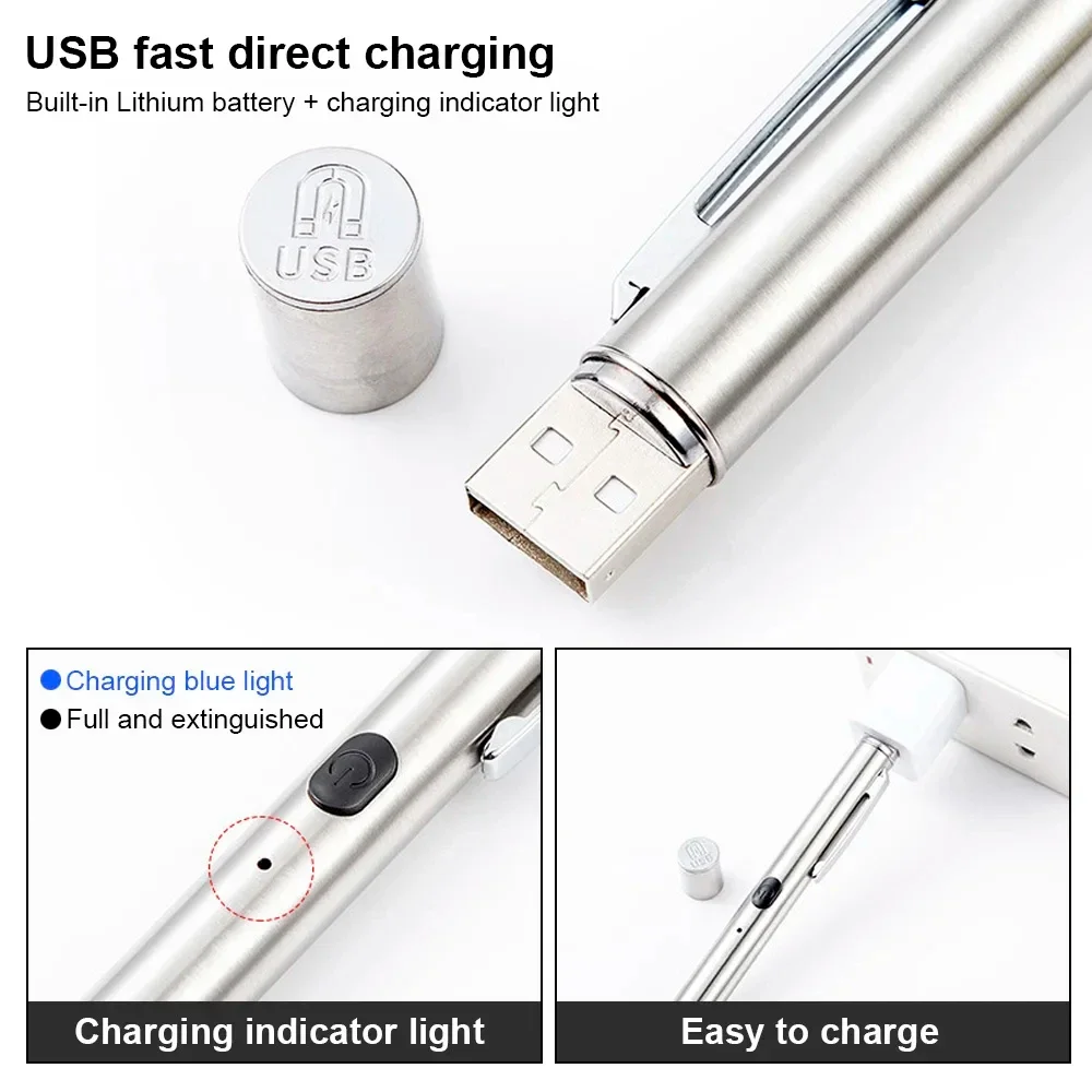 Linterna UV con imán trasero