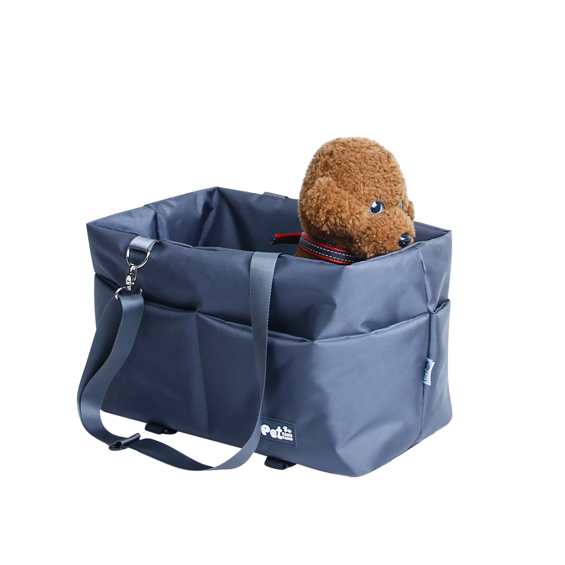 Transportín convertible para gatos y perros – Asiento coche y cama - imagen 3