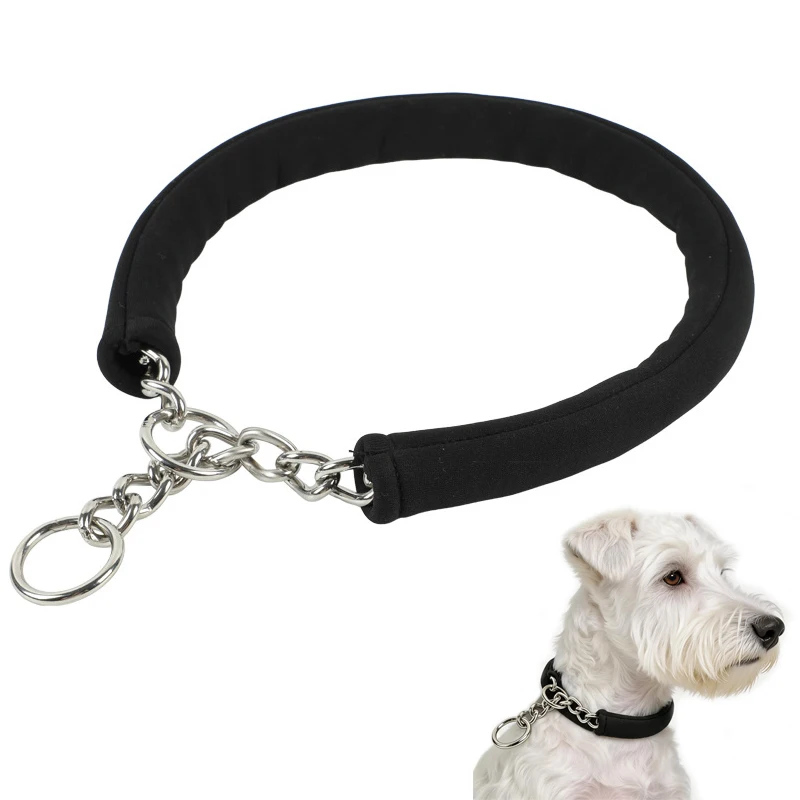 Collar de adiestramiento para perros con anilla en P y funda - imagen 4
