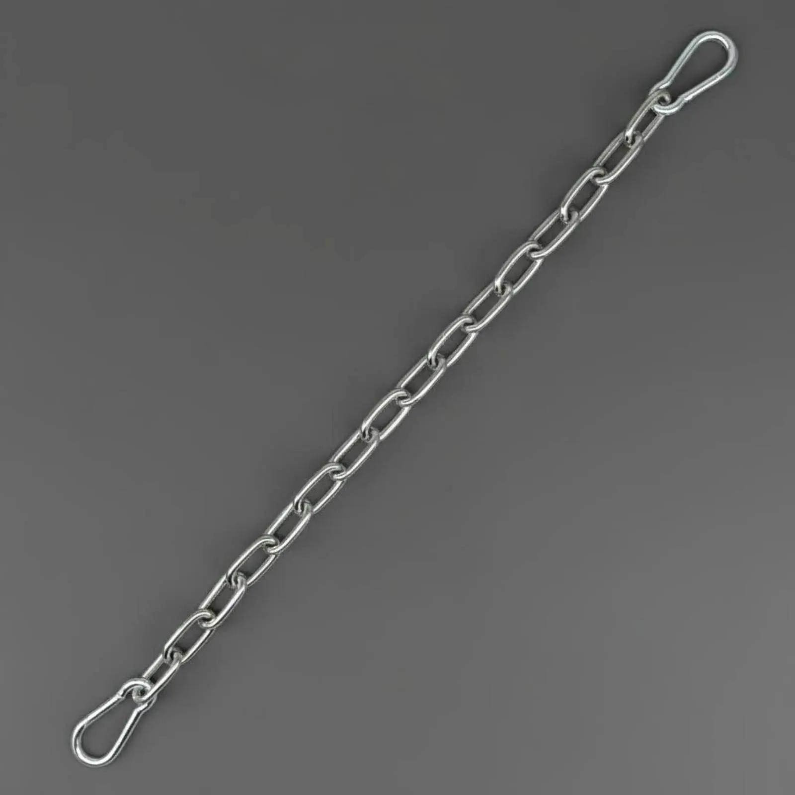 Cadena extensora inoxidable para perros y gatos con mosquetones