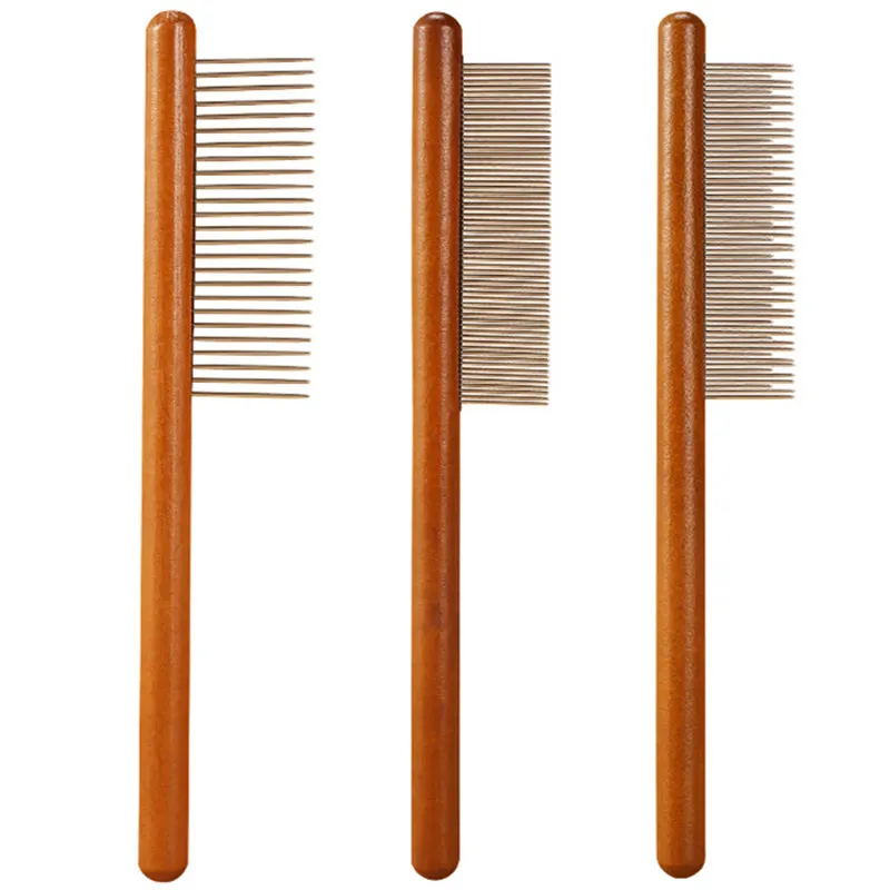 Cardador quitapelos para gatos con mango de madera