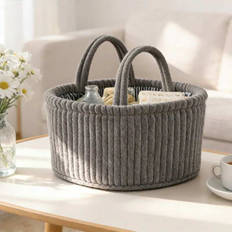 Cesta de almacenamiento de cuerda para juguetes de gato y perro - imagen 3