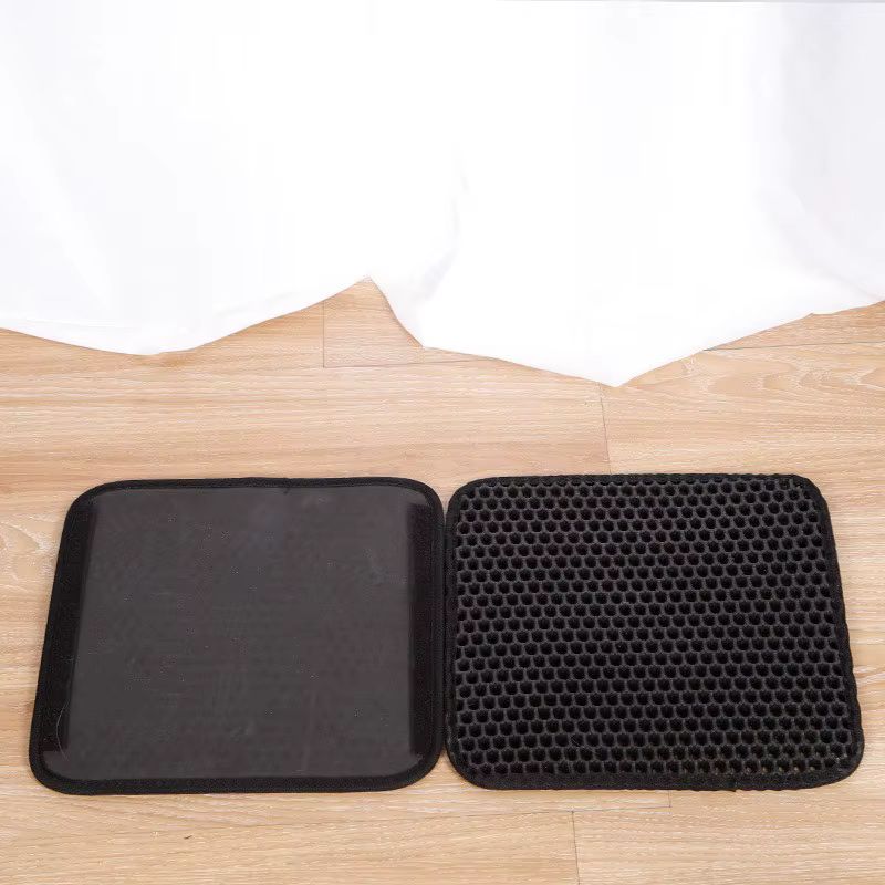 Tapete para arena de gatos con panal – Antisalpicaduras y lavable