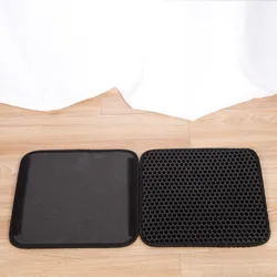 Tapete para arena de gatos con panal – Antisalpicaduras y lavable