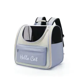 Mochila transpirable plegable para gatos, Oxford, portátil