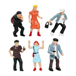 Miniaturas de personas a escala 1/87 para maquetas y dioramas