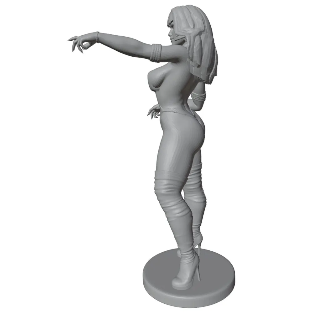Kit de modelo de resina gris impreso en 3D DIY, sin montar y sin pintar - imagen 5