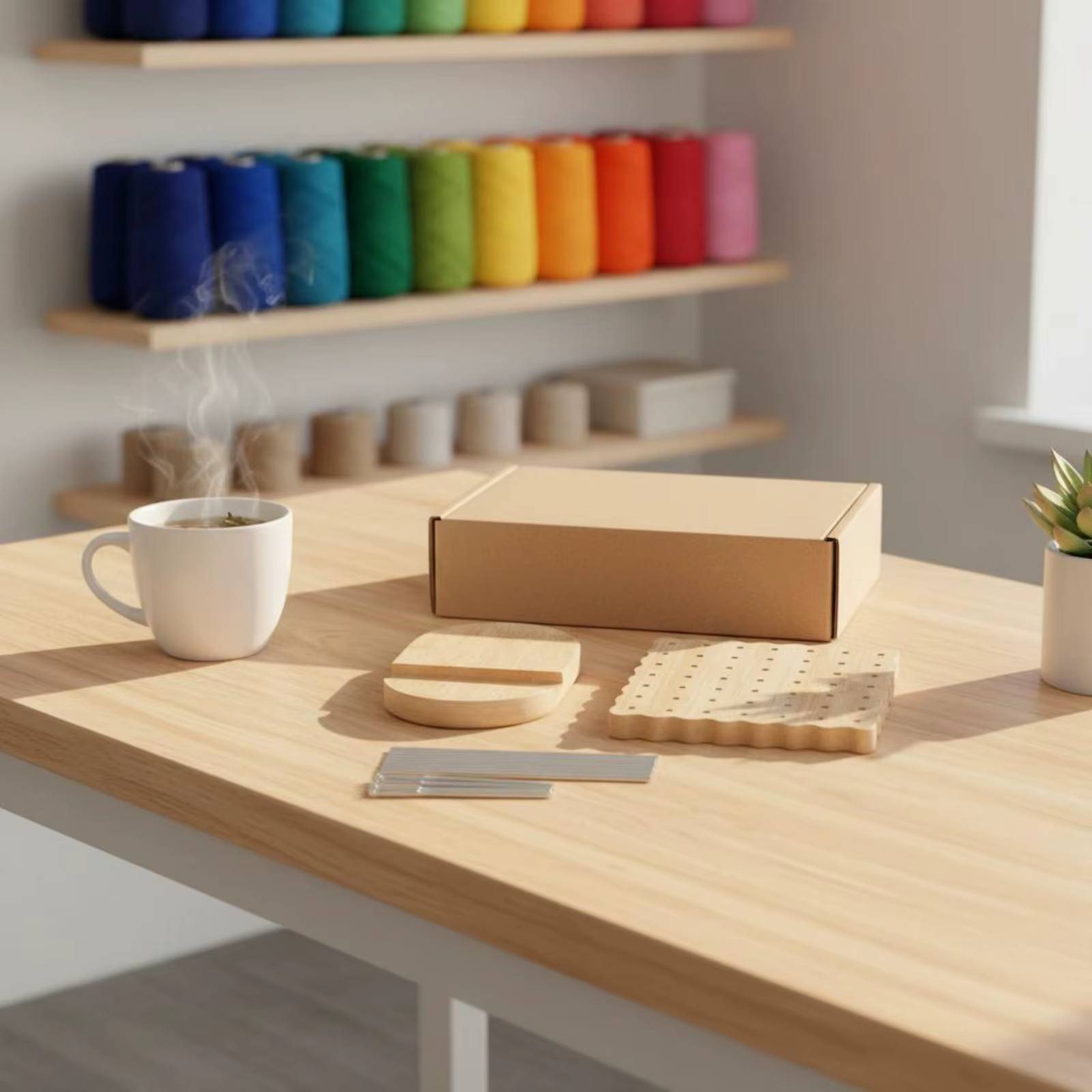 Tabla de bloqueo de madera para ropa de crochet de gatos y perros