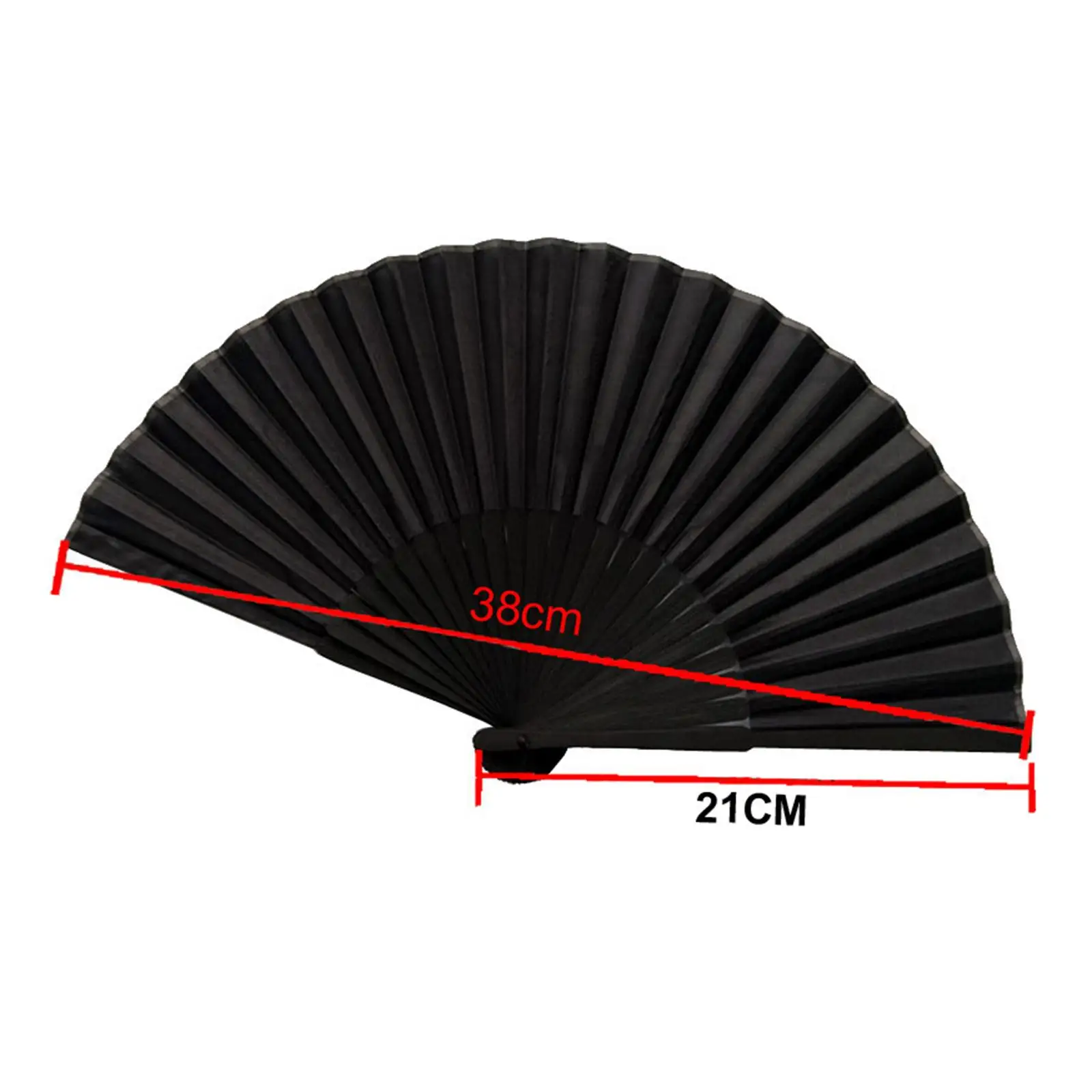 Abanico plegable de bambú elegante para eventos y bodas - imagen 4