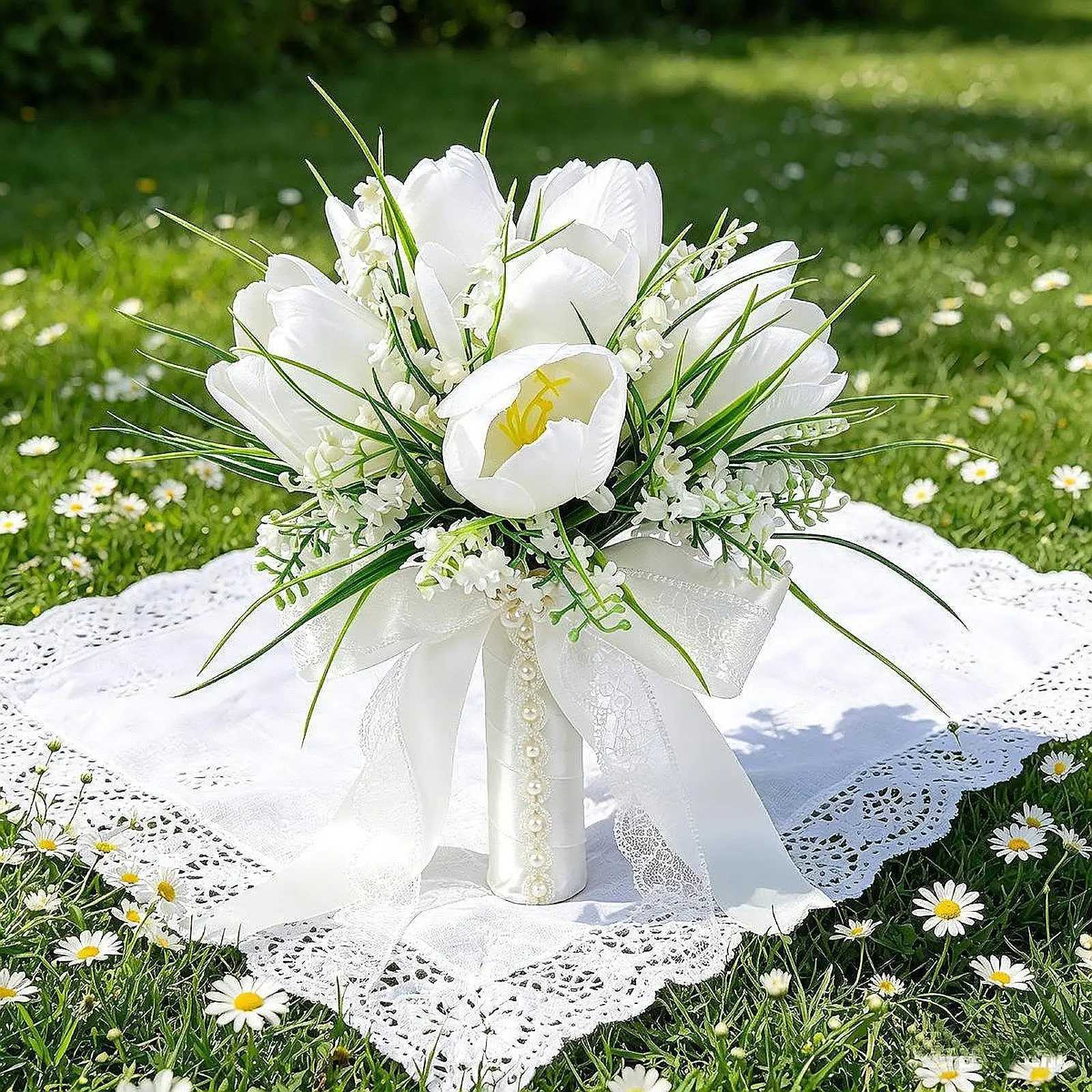 Decoración floral para centros de mesa en recepción de compromiso - imagen 4