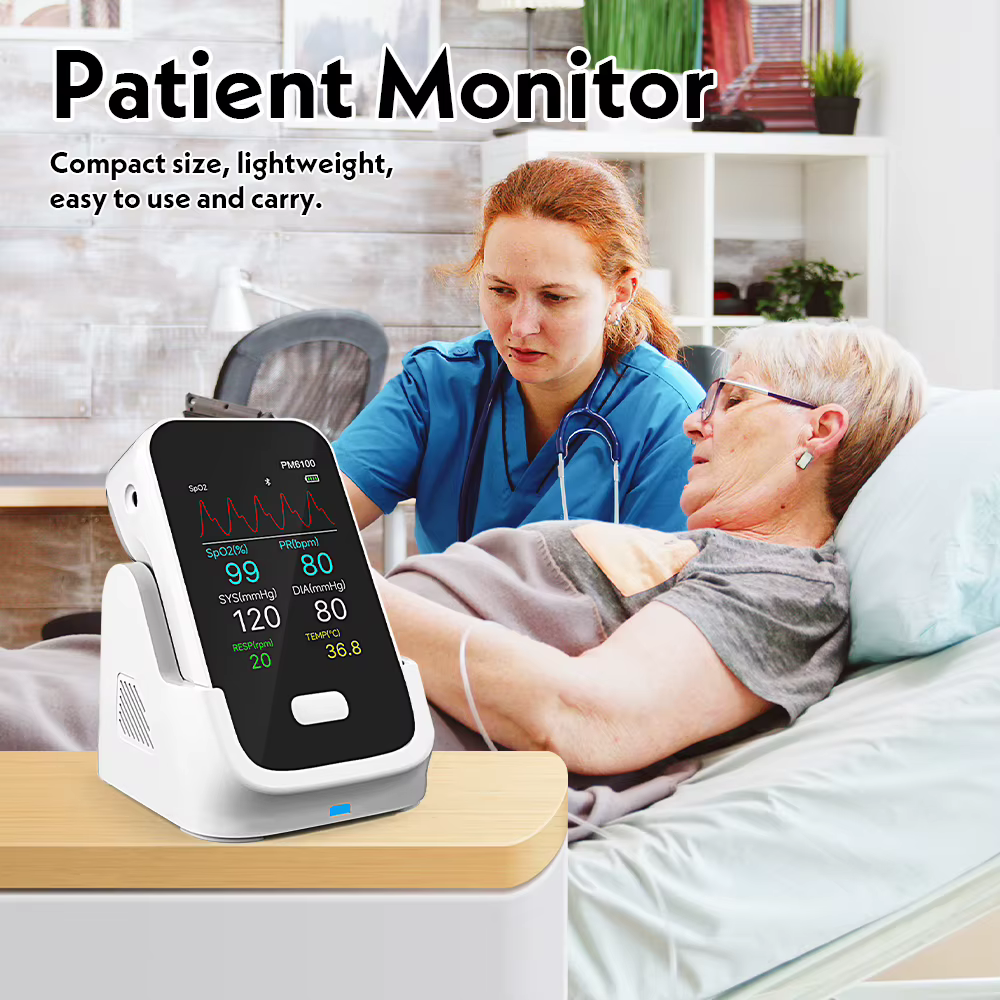 Monitor multiparámetro portátil PM6100 – ECG, SpO2 y NIBP con app Bluetooth - imagen 3
