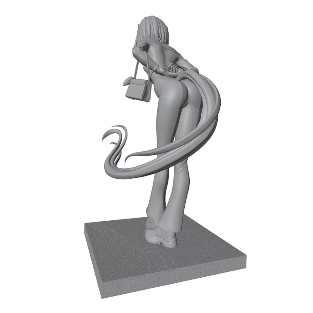 Kit modelo resina 3D chica 75mm sin pintar escala 1/24 - imagen 2