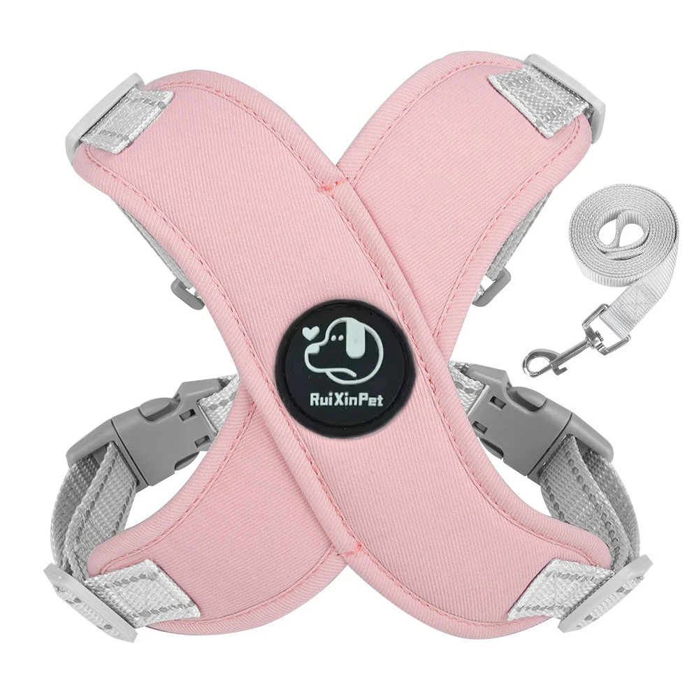 Arnés reflectante ajustable correa para perros pequeños y medianos - imagen 2