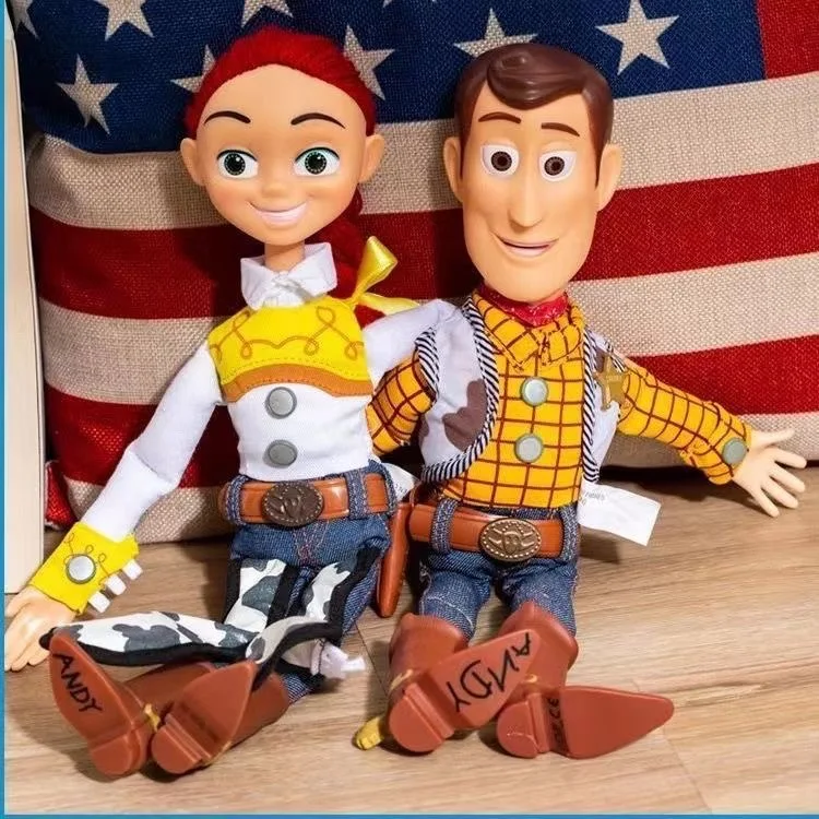 Muñecos de cuerda Toy Story 4 – Woody y Jessie para coleccionar y decorar escritorio - imagen 2