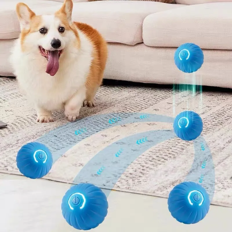 Pelota interactiva para perros – Juguete automático recargable por USB