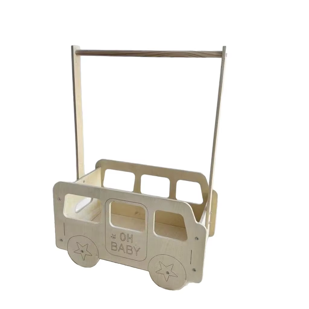 Perchero de madera para perros y gatos con caja de almacenamiento - imagen 2