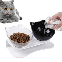 Comederos elevados e inclinados para gatos antivómito ortopédico