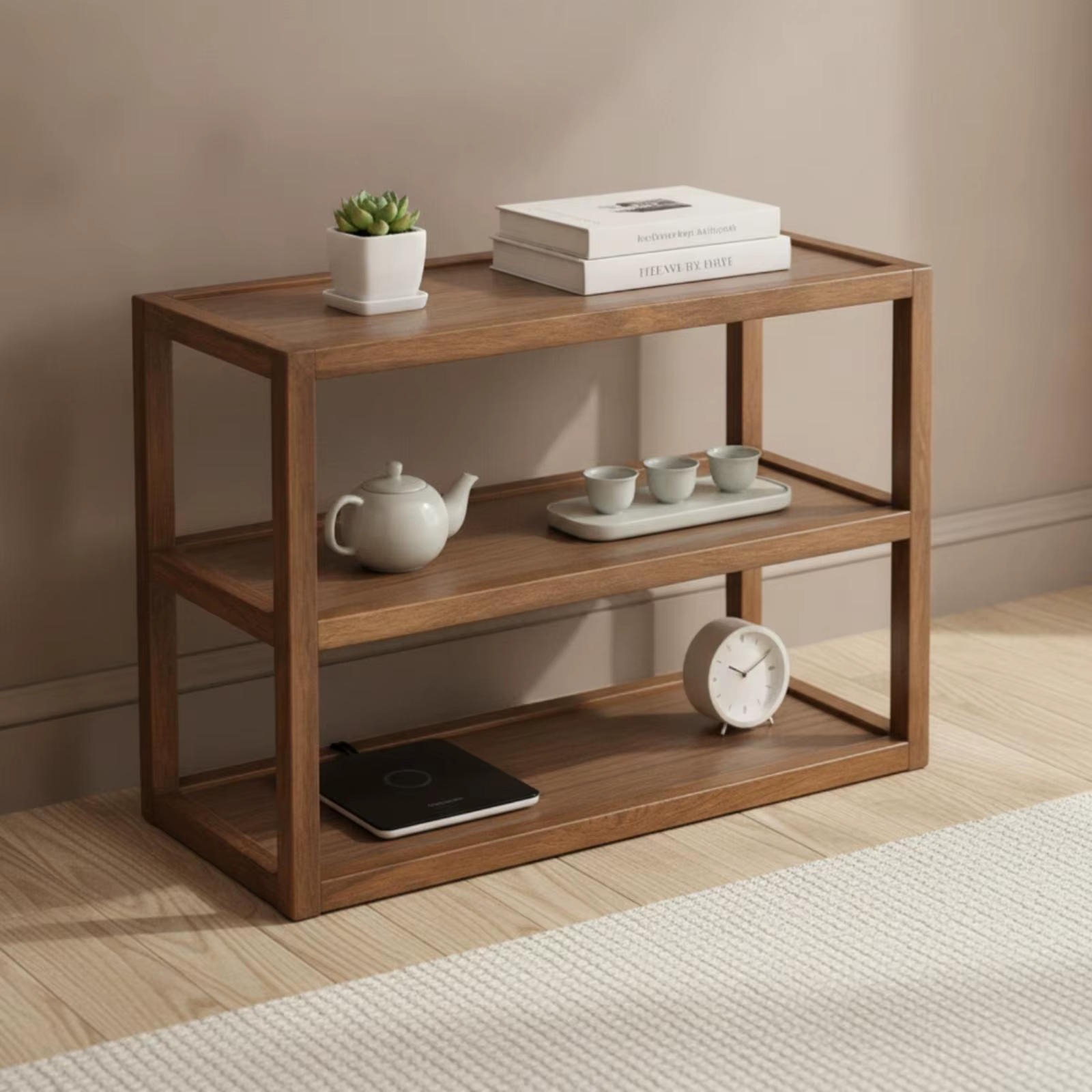 Estantería para gato de 3 niveles en madera – Ahorro de espacio - imagen 5