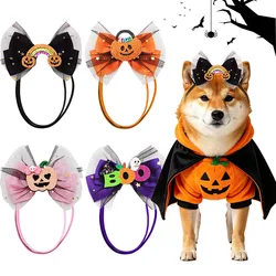 Lazos de encaje Halloween para perros – Ajustables y elásticos