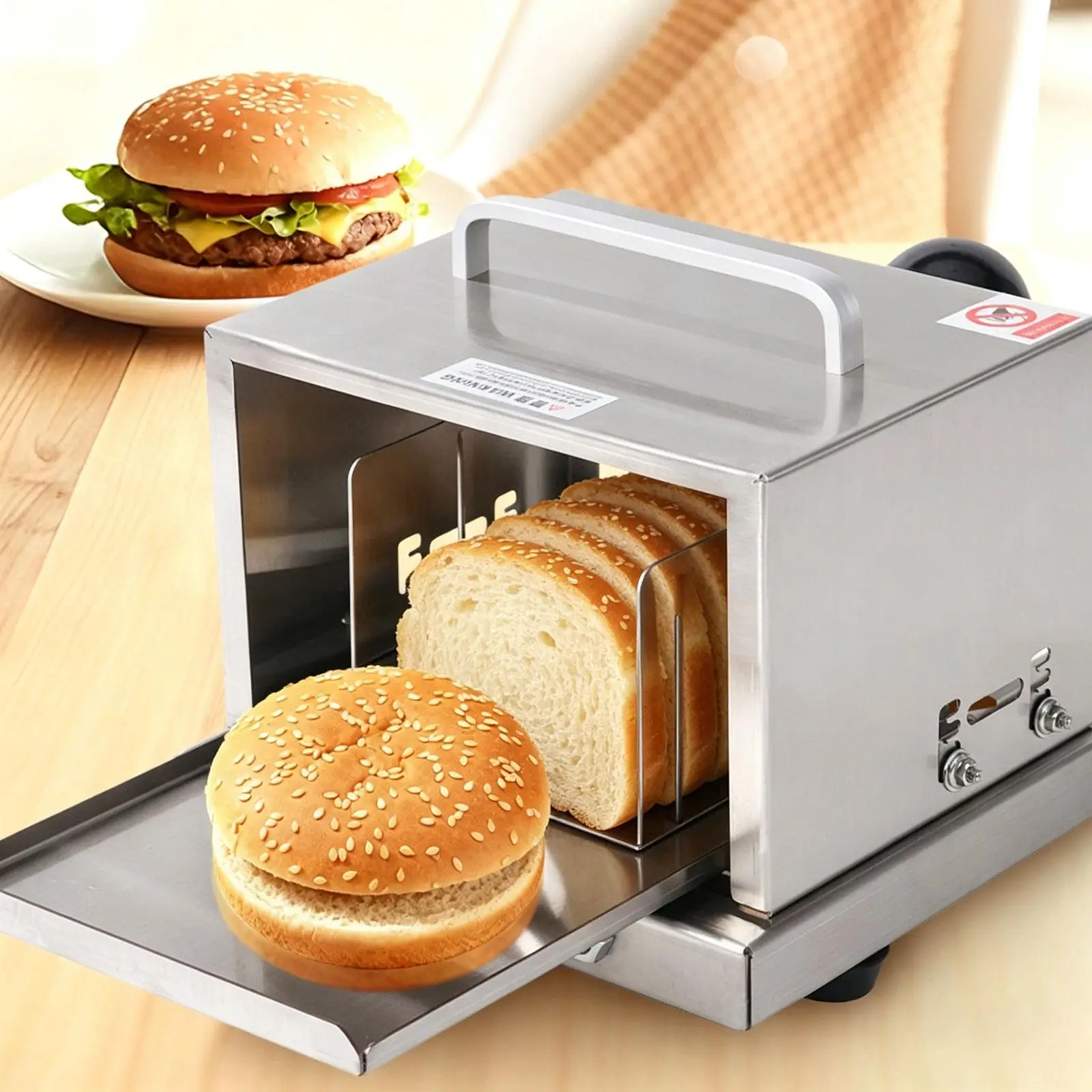 Cortador de pan manual de acero inoxidable para snacks caseros gatos y perros