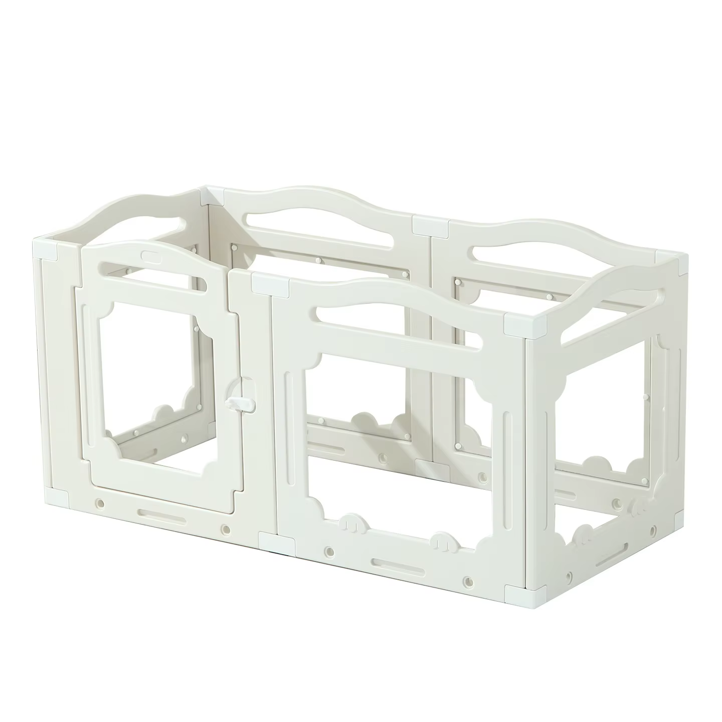 Parque para perros reforzado con ruedas plegable interior - imagen 3