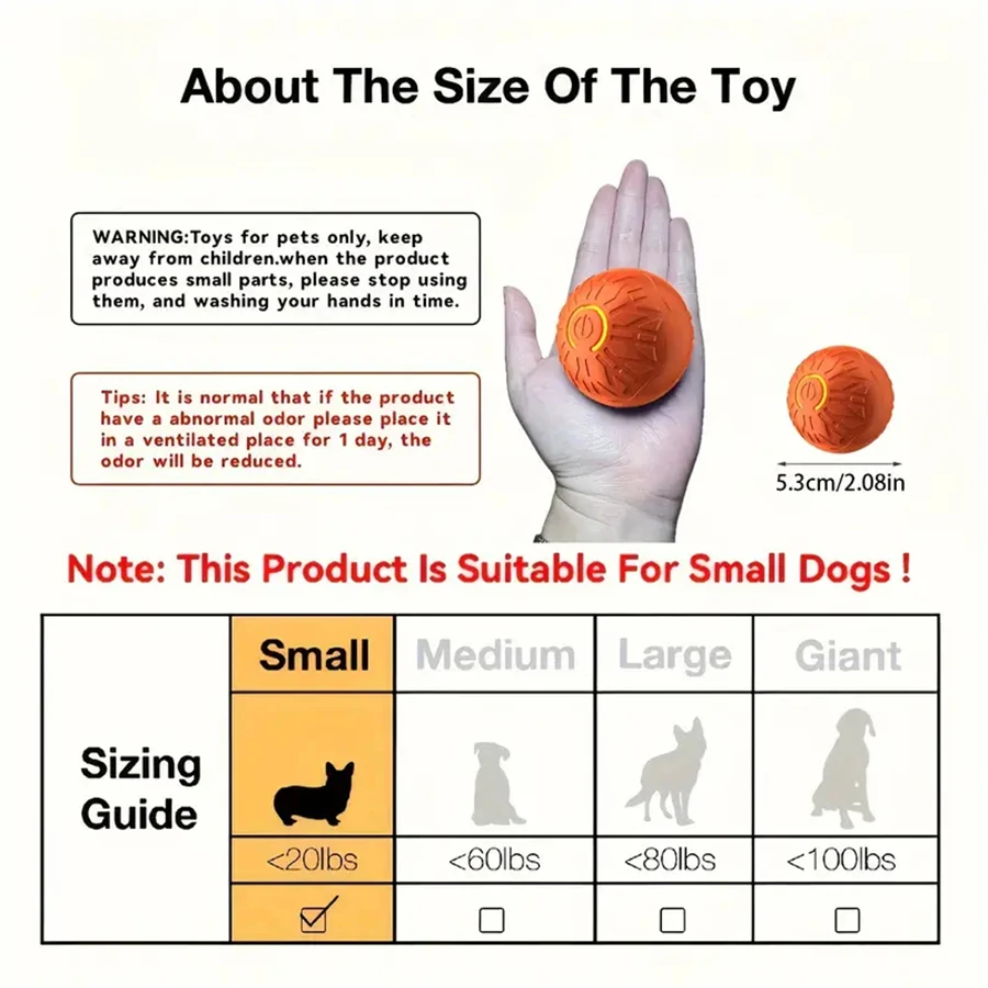Pelota automática USB recargable para perros – Juguete interactivo - imagen 4